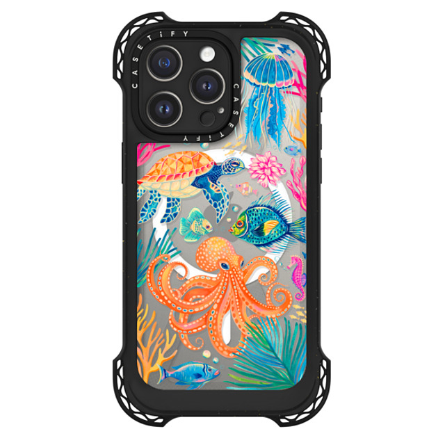 Grace Andersson x CASETiFY iPhone 15 Pro Max Case Black ウルトラ バウンスケース MagSafe対応 Under the Sea 2 by Grace Andersson Grace Andersson x CASETiFY iPhone 15 Pro Max Case Black ウルトラ バウンスケース MagSafe対応 Under the Sea 2 by Grace Andersson