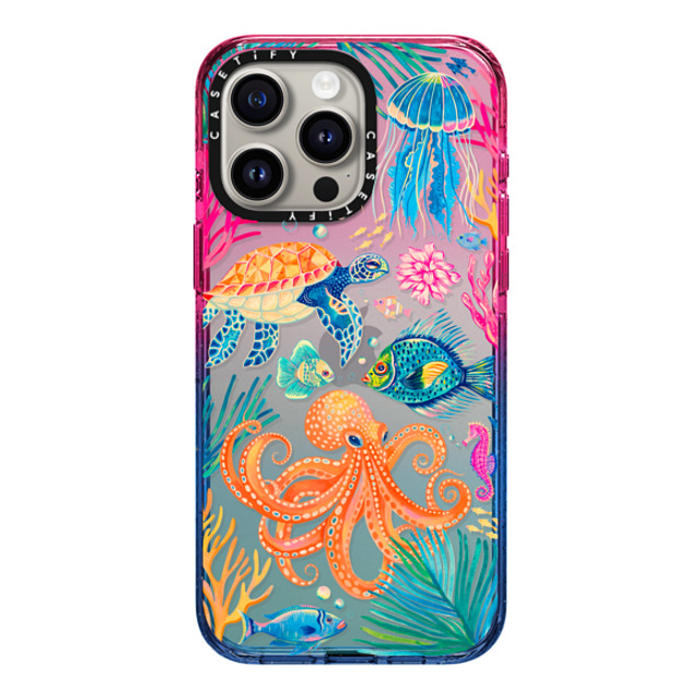 Grace Andersson x CASETiFY iPhone 15 Pro Max Case Animal,Nature Cotton Candy Impact Case Under the Sea 2 by Grace Andersson Father's Day Grace Andersson x CASETiFY iPhone 15 Pro Max Case Animal,Nature Cotton Candy Impact Case Under the Sea 2 by Grace Andersson Father's Day