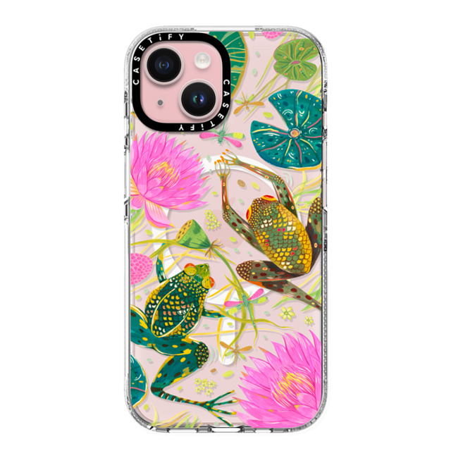 Grace Andersson x CASETiFY iPhone 15 ケース Animal,Nature クリア クリア ケース MagSafe対応 A Lily Pond by Grace Andersson Mother's Day Grace Andersson x CASETiFY iPhone 15 ケース Animal,Nature クリア クリア ケース MagSafe対応 A Lily Pond by Grace Andersson Mother's Day