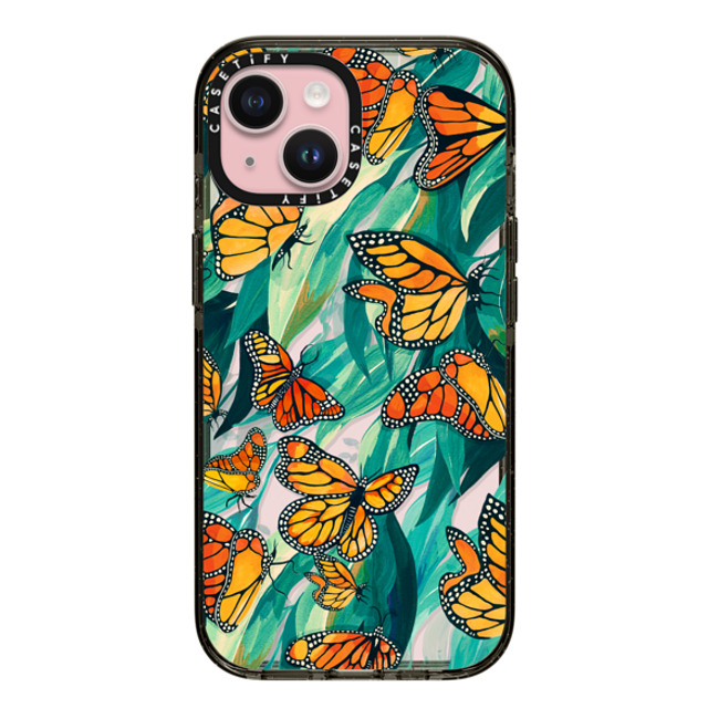 Grace Andersson x CASETiFY iPhone 15 Case Animal,Nature Black インパクトケース The Monarch by Grace Andersson Mother's Day Grace Andersson x CASETiFY iPhone 15 Case Animal,Nature Black インパクトケース The Monarch by Grace Andersson Mother's Day
