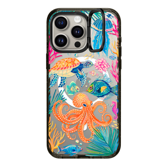 Grace Andersson x CASETiFY iPhone 15 Pro Max ケース Animal,Nature ブラック インパクトリングスタンドケース MagSafe対応 Under the Sea 2 by Grace Andersson Father's Day Grace Andersson x CASETiFY iPhone 15 Pro Max ケース Animal,Nature ブラック インパクトリングスタンドケース MagSafe対応 Under the Sea 2 by Grace Andersson Father's Day