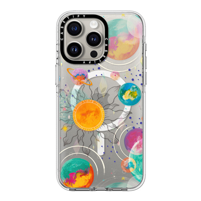 Grace Andersson x CASETiFY iPhone 15 Pro Max ケース クリア クリア ケース MagSafe対応 Intergalactic by Grace Andersson