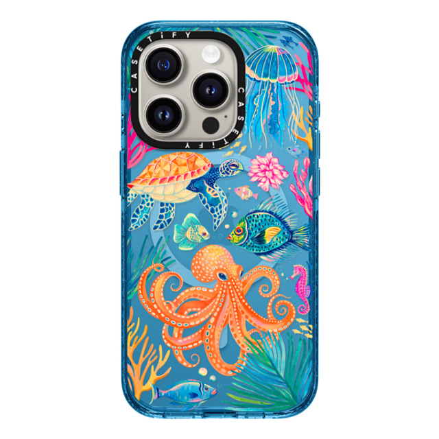 Grace Andersson x CASETiFY iPhone 15 Pro Case Animal,Nature Cyan Blue Impact Case MagSafe Compatible Under the Sea 2 by Grace Andersson Father's Day Grace Andersson x CASETiFY iPhone 15 Pro Case Animal,Nature Cyan Blue Impact Case MagSafe Compatible Under the Sea 2 by Grace Andersson Father's Day