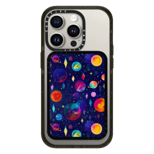 Snappy Cardholder Stand - Intergalactic by Grace Andersson