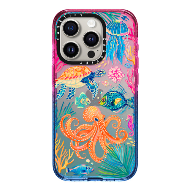 Grace Andersson x CASETiFY iPhone 15 Pro Case Animal,Nature Cotton Candy インパクトケース Under the Sea 2 by Grace Andersson Mother's Day Grace Andersson x CASETiFY iPhone 15 Pro Case Animal,Nature Cotton Candy インパクトケース Under the Sea 2 by Grace Andersson Mother's Day