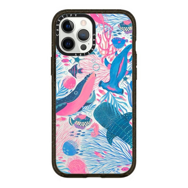 Grace Andersson x CASETiFY iPhone 12 Pro Max Case Summer,Ocean Black Impact Case Under the Sea by Grace Andersson Father's Day Grace Andersson x CASETiFY iPhone 12 Pro Max Case Summer,Ocean Black Impact Case Under the Sea by Grace Andersson Father's Day