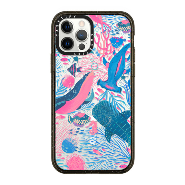 Grace Andersson x CASETiFY iPhone 12 Pro Case Summer,Ocean ブラック インパクトケース MagSafe対応 Under the Sea by Grace Andersson Mother's Day Grace Andersson x CASETiFY iPhone 12 Pro Case Summer,Ocean ブラック インパクトケース MagSafe対応 Under the Sea by Grace Andersson Mother's Day