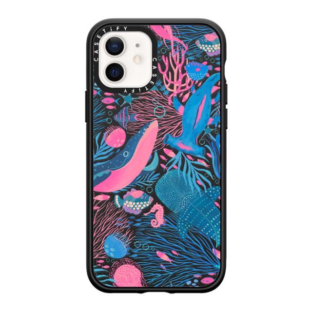 Grace Andersson x CASETiFY iPhone 12 Case Summer,Ocean マットブラック Impact Case MagSafe Compatible Under the Sea by Grace Andersson Mother's Day Grace Andersson x CASETiFY iPhone 12 Case Summer,Ocean マットブラック Impact Case MagSafe Compatible Under the Sea by Grace Andersson Mother's Day