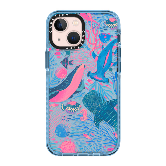 Grace Andersson x CASETiFY iPhone 13 Mini ケース Sierra Blue インパクトケース Under the Sea by Grace Andersson