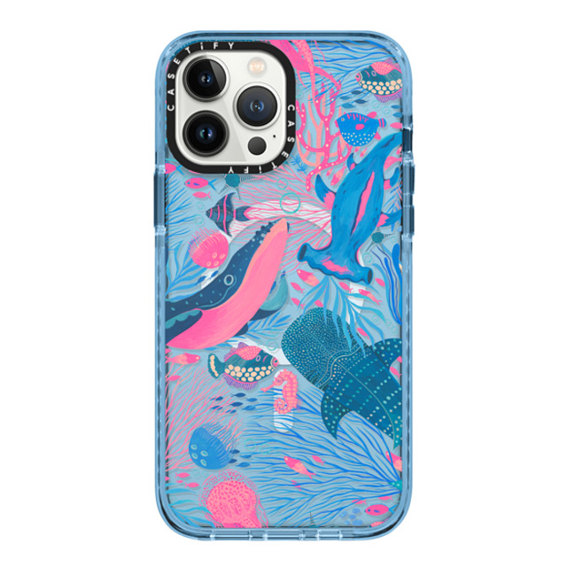 Grace Andersson x CASETiFY iPhone 13 Pro Max ケース Sierra Blue インパクトケース MagSafe対応 Under the Sea by Grace Andersson