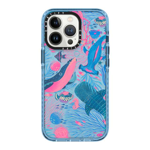 Grace Andersson x CASETiFY iPhone 13 Pro ケース Sierra Blue インパクトケース Under the Sea by Grace Andersson