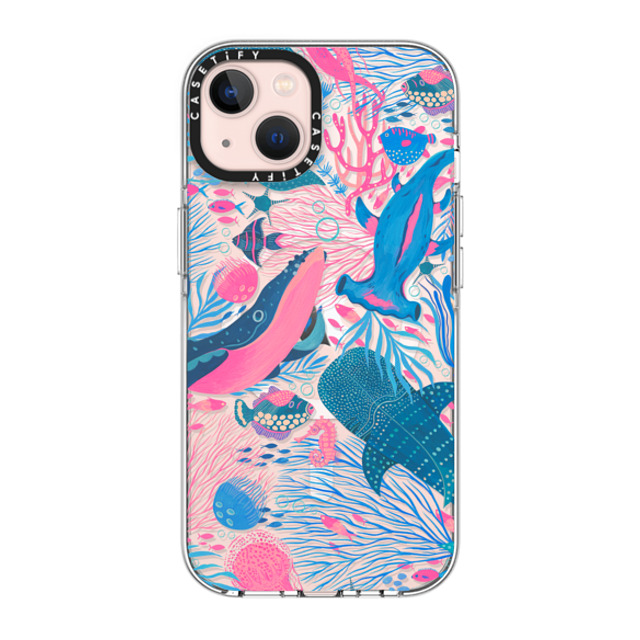 Grace Andersson x CASETiFY iPhone 13 ケース クリア クリア ケース MagSafe対応 Under the Sea by Grace Andersson