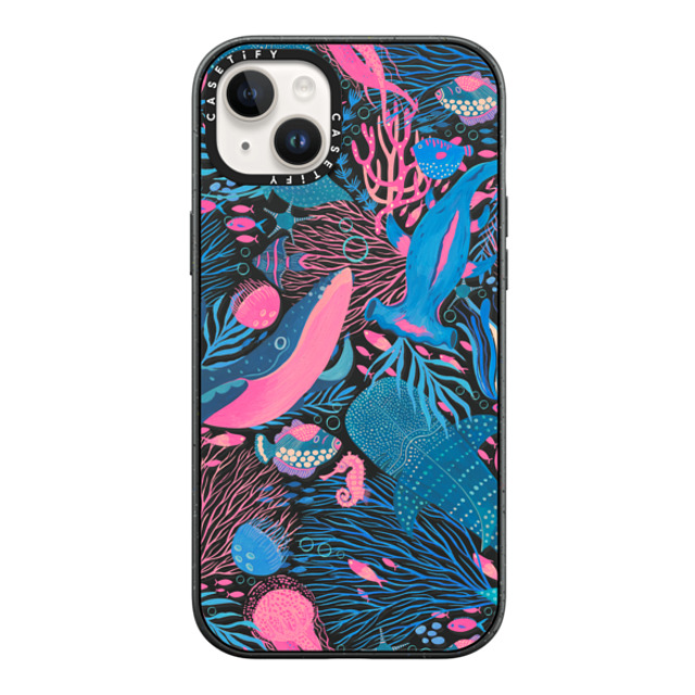 Grace Andersson x CASETiFY iPhone 14 Plus Case Summer,Ocean Matte Black Impact Case Under the Sea by Grace Andersson Father's Day Grace Andersson x CASETiFY iPhone 14 Plus Case Summer,Ocean Matte Black Impact Case Under the Sea by Grace Andersson Father's Day