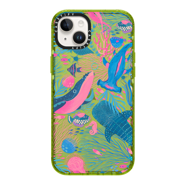 Grace Andersson x CASETiFY iPhone 14 Plus Case Summer,Ocean Kiwi インパクトケース Under the Sea by Grace Andersson Mother's Day Grace Andersson x CASETiFY iPhone 14 Plus Case Summer,Ocean Kiwi インパクトケース Under the Sea by Grace Andersson Mother's Day