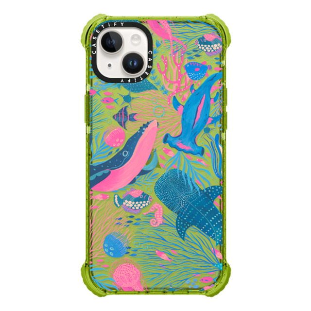 Grace Andersson x CASETiFY iPhone 14 Plus Case Summer,Ocean Kiwi ウルトラインパクトケース Under the Sea by Grace Andersson Father's Day Grace Andersson x CASETiFY iPhone 14 Plus Case Summer,Ocean Kiwi ウルトラインパクトケース Under the Sea by Grace Andersson Father's Day