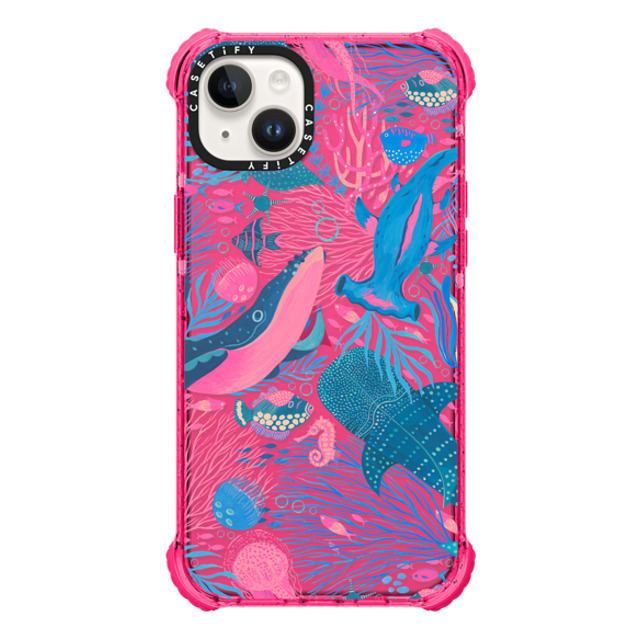 Grace Andersson x CASETiFY iPhone 14 Plus P[X Summer,Ocean Bubble Gum EgCpNgP[X Under the Sea by Grace Andersson Halloween