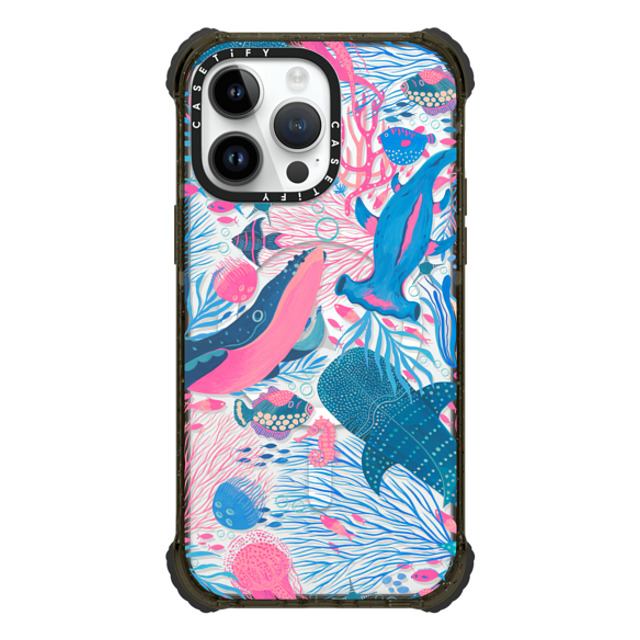 Grace Andersson x CASETiFY iPhone 14 Pro Max Case Summer,Ocean Black ウルトラ インパクトケース MagSafe 対応 Under the Sea by Grace Andersson Mother's Day Grace Andersson x CASETiFY iPhone 14 Pro Max Case Summer,Ocean Black ウルトラ インパクトケース MagSafe 対応 Under the Sea by Grace Andersson Mother's Day