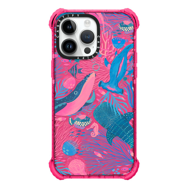 Grace Andersson x CASETiFY iPhone 14 Pro Max ケース Bubble Gum ウルトラインパクトケース Under the Sea by Grace Andersson