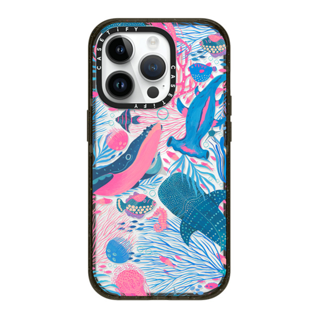 Grace Andersson x CASETiFY iPhone 14 Pro ケース ブラック インパクトケース Under the Sea by Grace Andersson