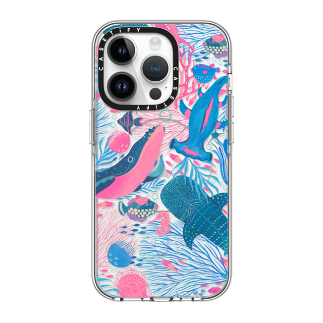 Grace Andersson x CASETiFY iPhone 14 Pro ケース クリア クリア ケース MagSafe対応 Under the Sea by Grace Andersson