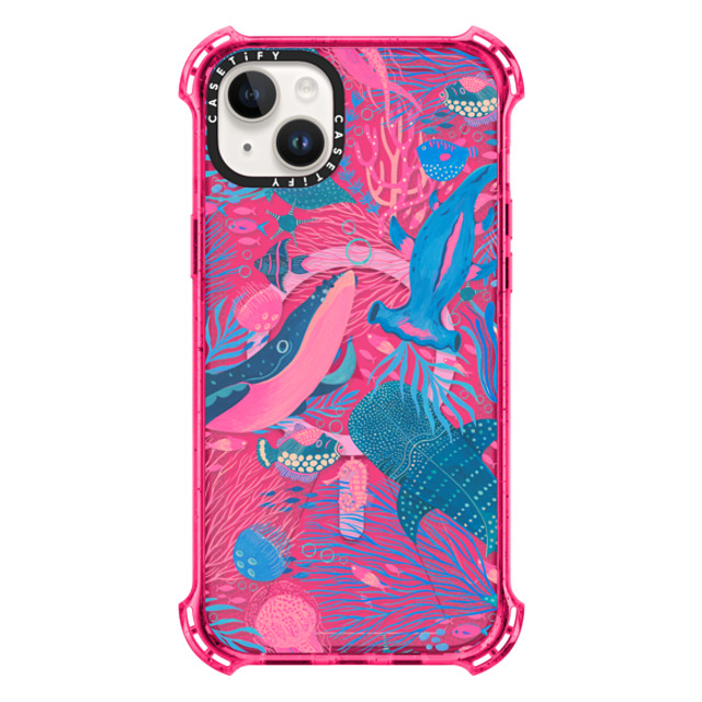 Grace Andersson x CASETiFY iPhone 14 Plus Case Summer,Ocean Bubble Gum バウンスケース Under the Sea by Grace Andersson Father's Day Grace Andersson x CASETiFY iPhone 14 Plus Case Summer,Ocean Bubble Gum バウンスケース Under the Sea by Grace Andersson Father's Day
