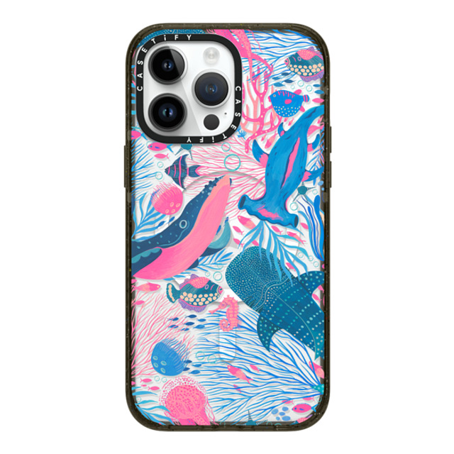 Grace Andersson x CASETiFY iPhone 14 Pro Max ケース ブラック インパクトケース MagSafe対応 Under the Sea by Grace Andersson