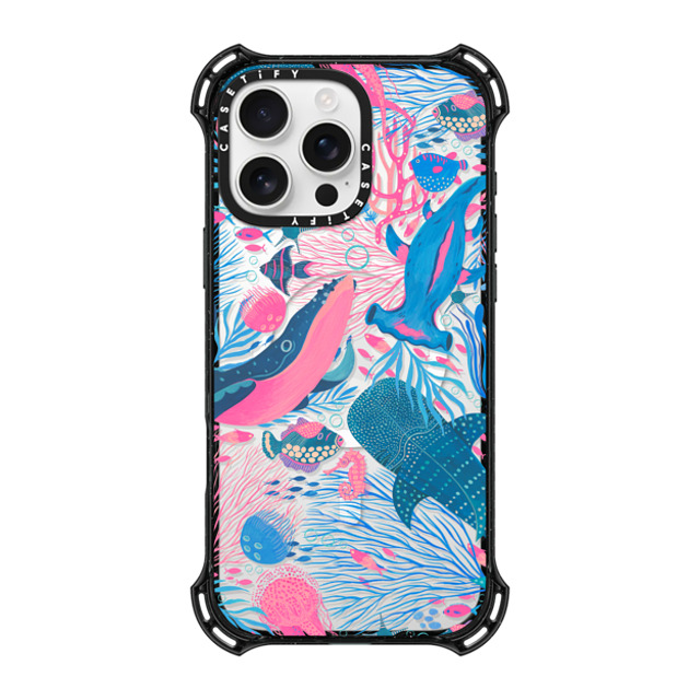 Grace Andersson x CASETiFY iPhone 16 Pro Max ケース ブラック バウンスケース Under the Sea by Grace Andersson