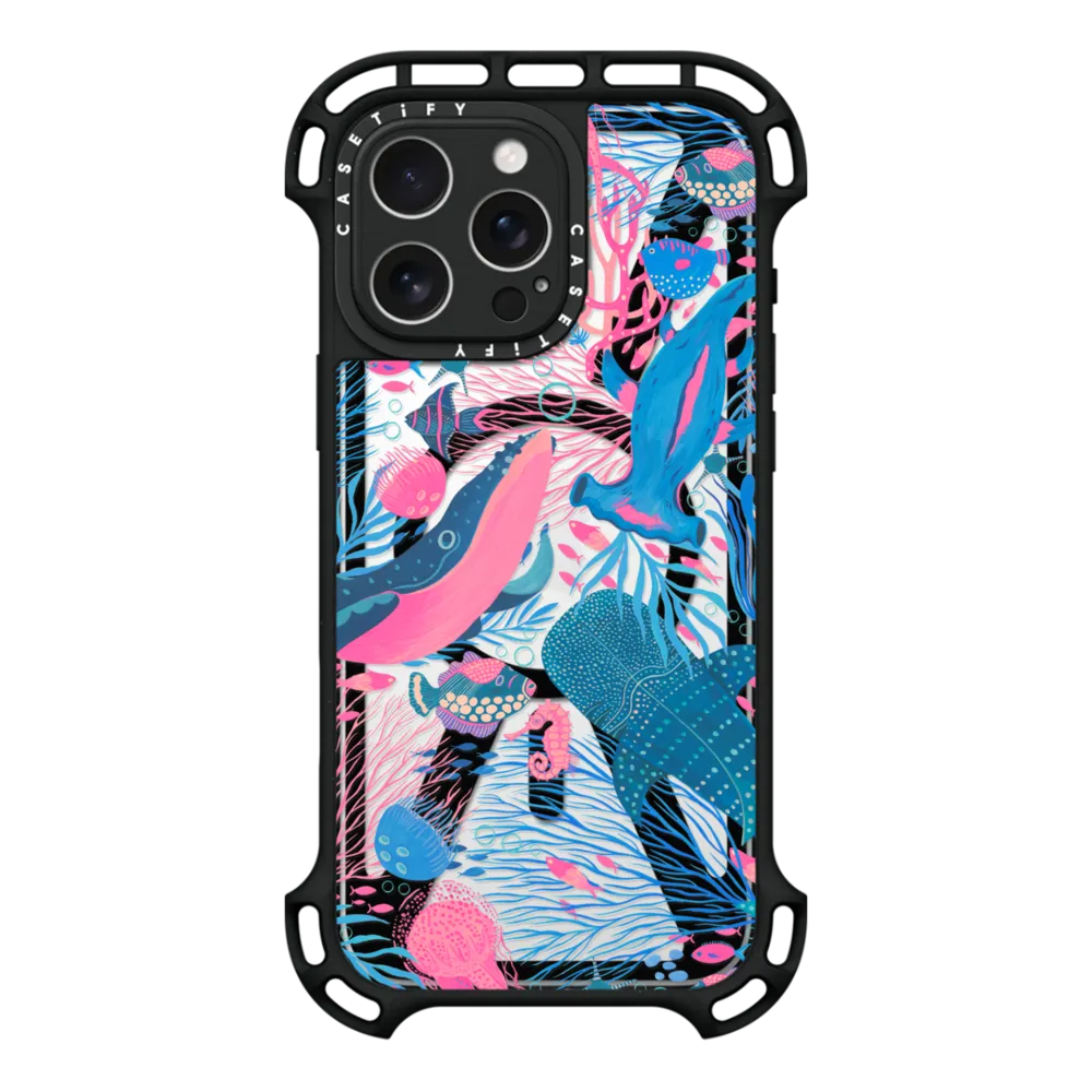 Ultra Bounce iPhone 16 Pro Max Case MagSafe Compatible - Under the Sea by Grace Andersson