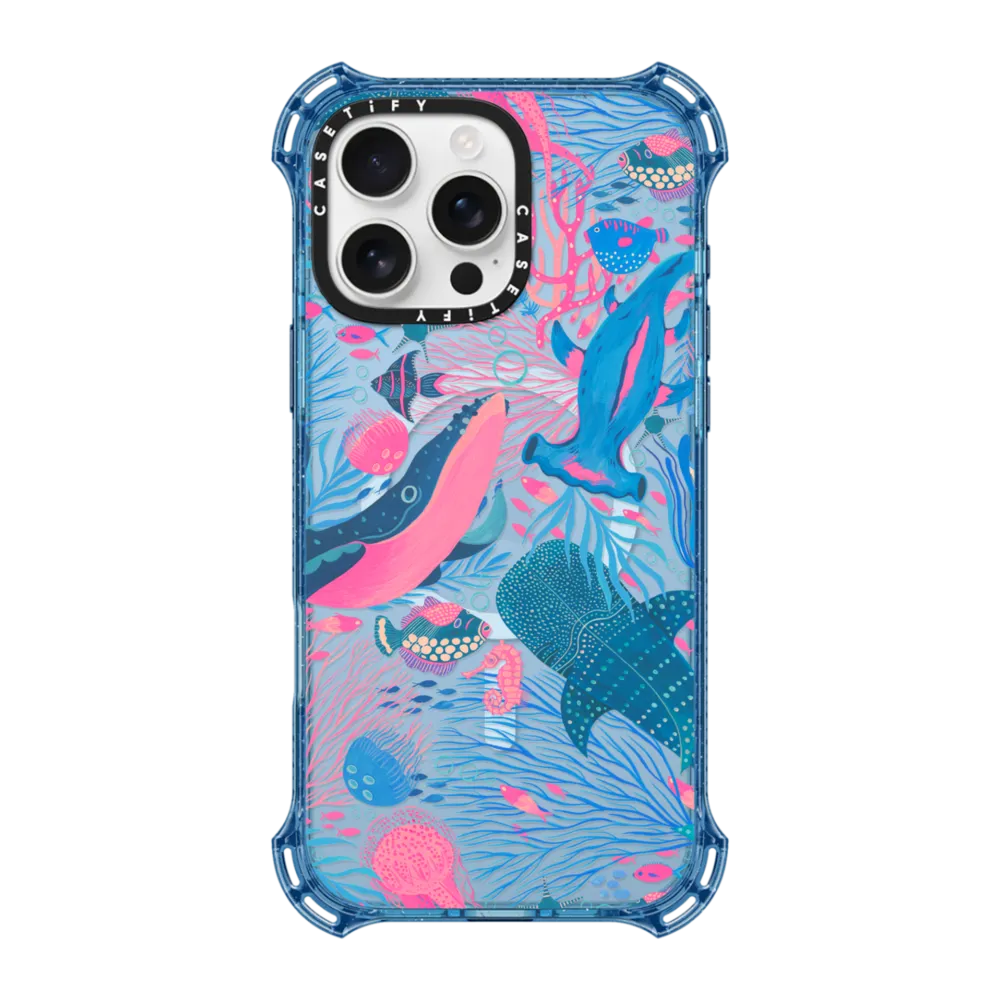 Bounce iPhone 16 Pro Max Case MagSafe Compatible - Under the Sea by Grace Andersson