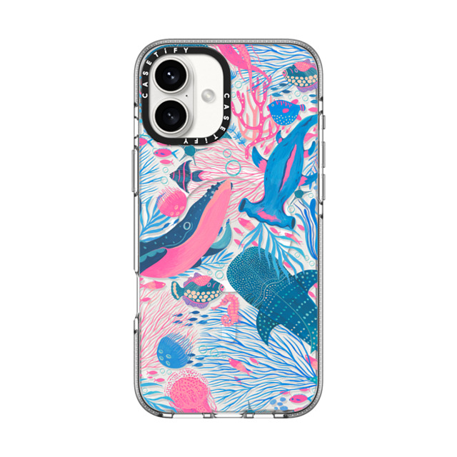 Grace Andersson x CASETiFY iPhone 16 Plus ケース クリア クリア ケース MagSafe対応 Under the Sea by Grace Andersson