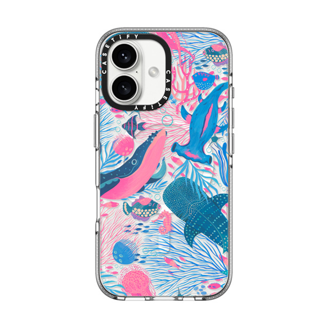 Grace Andersson x CASETiFY iPhone 16 ケース クリア クリア ケース MagSafe対応 Under the Sea by Grace Andersson