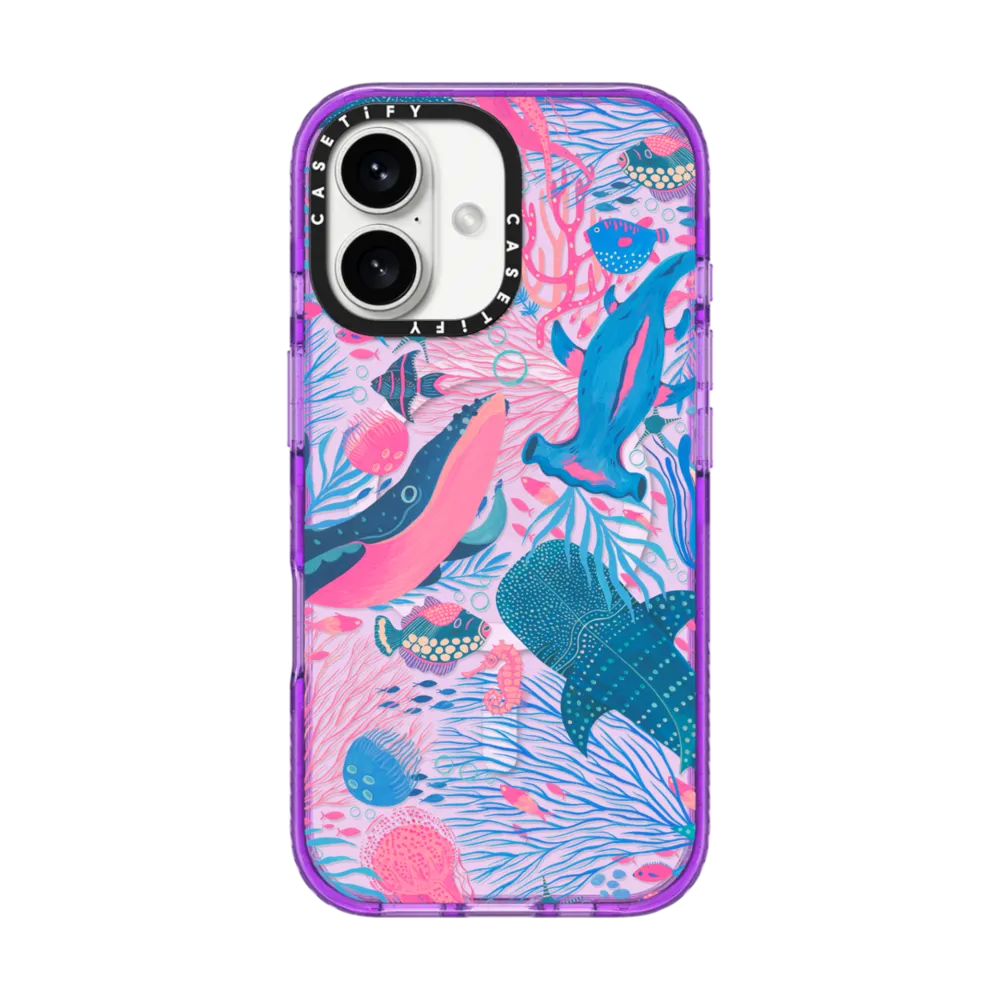 Impact iPhone 16 Case MagSafe Compatible - Under the Sea by Grace Andersson