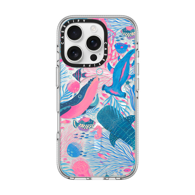 Grace Andersson x CASETiFY iPhone 16 Pro ケース クリア クリア ケース MagSafe対応 Under the Sea by Grace Andersson