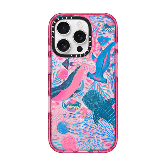 Grace Andersson x CASETiFY iPhone 16 Pro Case Summer,Ocean Pink Fizz Impact Case MagSafe Compatible Under the Sea by Grace Andersson Father's Day Grace Andersson x CASETiFY iPhone 16 Pro Case Summer,Ocean Pink Fizz Impact Case MagSafe Compatible Under the Sea by Grace Andersson Father's Day