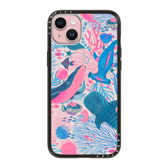 Grace Andersson x CASETiFY iPhone 15 Plus Case Summer,Ocean Black インパクトライトケース Under the Sea by Grace Andersson Father's Day Grace Andersson x CASETiFY iPhone 15 Plus Case Summer,Ocean Black インパクトライトケース Under the Sea by Grace Andersson Father's Day