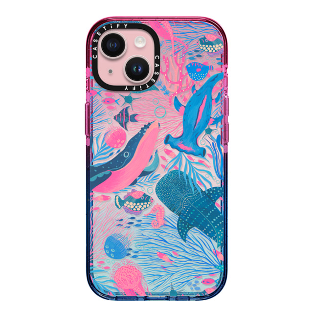 Grace Andersson x CASETiFY iPhone 15 ケース Cotton Candy インパクトケース Under the Sea by Grace Andersson