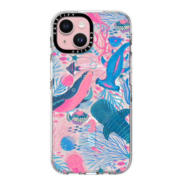 Grace Andersson x CASETiFY iPhone 15 ケース クリア クリア ケース MagSafe対応 Under the Sea by Grace Andersson