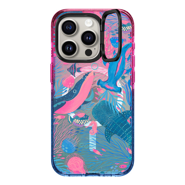 Grace Andersson x CASETiFY iPhone 15 Pro Case Cotton Candy インパクトリングスタンドケース MagSafe対応 Under the Sea by Grace Andersson Grace Andersson x CASETiFY iPhone 15 Pro Case Cotton Candy インパクトリングスタンドケース MagSafe対応 Under the Sea by Grace Andersson