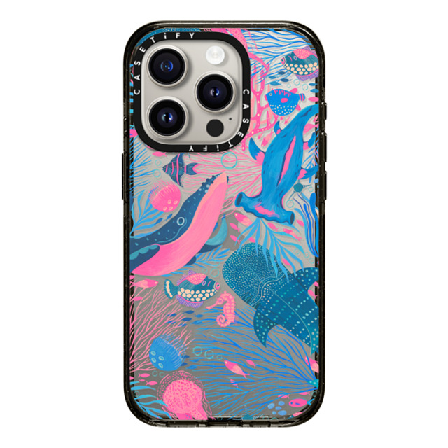 Grace Andersson x CASETiFY iPhone 15 Pro ケース ブラック インパクトケース Under the Sea by Grace Andersson