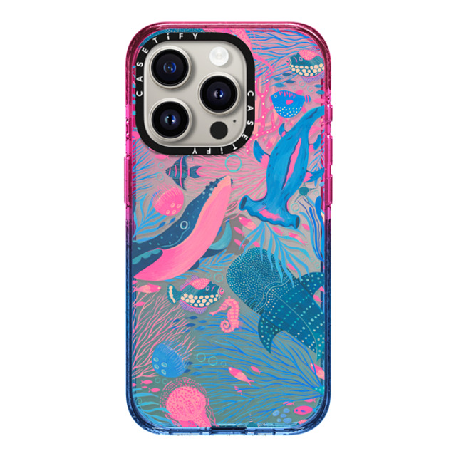 Grace Andersson x CASETiFY iPhone 15 Pro ケース Cotton Candy インパクトケース Under the Sea by Grace Andersson