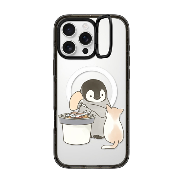 Sheba drawing x CASETiFY iPhone 16 Pro Max Case Cartoon Black インパクトリングスタンドケース MagSafe対応 With a Cat Mother's Day Sheba drawing x CASETiFY iPhone 16 Pro Max Case Cartoon Black インパクトリングスタンドケース MagSafe対応 With a Cat Mother's Day