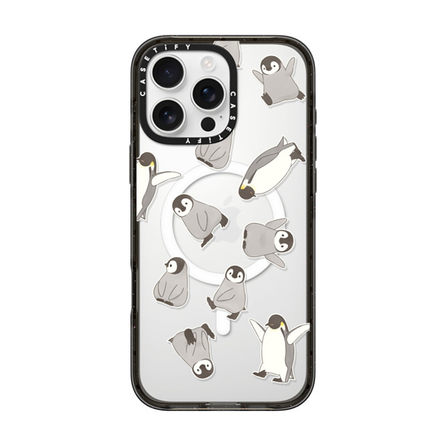 Sheba drawing x CASETiFY iPhone 16 Pro Max Case Cartoon Black Impact Case MagSafe Compatible Penguin sticker Back to School Sheba drawing x CASETiFY iPhone 16 Pro Max Case Cartoon Black Impact Case MagSafe Compatible Penguin sticker Back to School