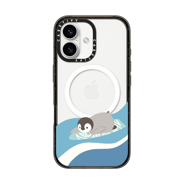Sheba drawing x CASETiFY iPhone 16 ケース Cartoon ブラック インパクトケース MagSafe対応 Surfing Back to School Sheba drawing x CASETiFY iPhone 16 ケース Cartoon ブラック インパクトケース MagSafe対応 Surfing Back to School