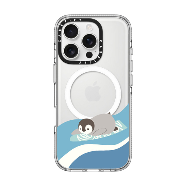 Sheba drawing x CASETiFY iPhone 16 Pro ケース Cartoon クリア クリア ケース MagSafe対応 Surfing Back to School Sheba drawing x CASETiFY iPhone 16 Pro ケース Cartoon クリア クリア ケース MagSafe対応 Surfing Back to School