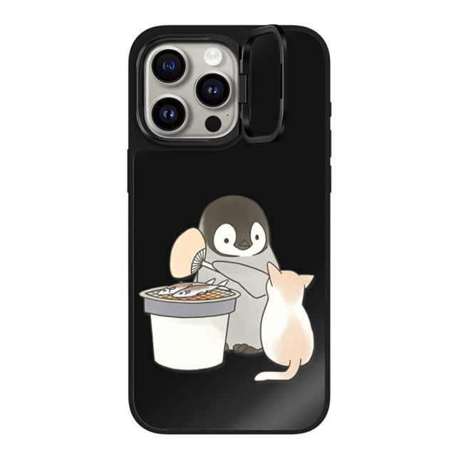 Sheba drawing x CASETiFY iPhone 15 Pro Max Case Black on Black ミラー リングスタンドケース MagSafe対応 With a Cat Sheba drawing x CASETiFY iPhone 15 Pro Max Case Black on Black ミラー リングスタンドケース MagSafe対応 With a Cat