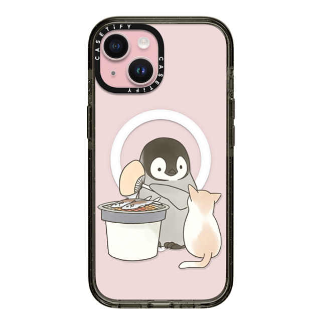 Sheba drawing x CASETiFY iPhone 15 Case Cartoon Black Impact Case MagSafe Compatible With a Cat Mother's Day Sheba drawing x CASETiFY iPhone 15 Case Cartoon Black Impact Case MagSafe Compatible With a Cat Mother's Day