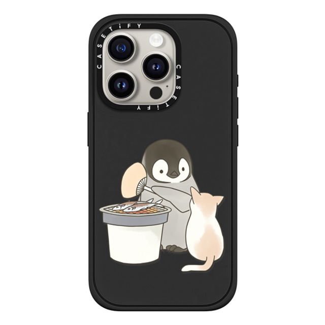 Sheba drawing x CASETiFY iPhone 15 Pro Case Cartoon マットブラック Impact Case MagSafe Compatible With a Cat Mother's Day Sheba drawing x CASETiFY iPhone 15 Pro Case Cartoon マットブラック Impact Case MagSafe Compatible With a Cat Mother's Day