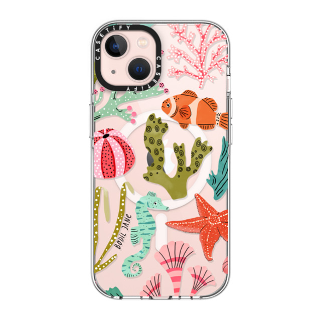 Bodil Jane x CASETiFY iPhone 13 ケース クリア クリア ケース MagSafe対応 AQUATIC LIFE