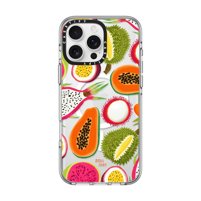 Bodil Jane x CASETiFY iPhone 16 Pro Max ケース クリア クリア ケース MagSafe対応 EXOTIC FRUIT