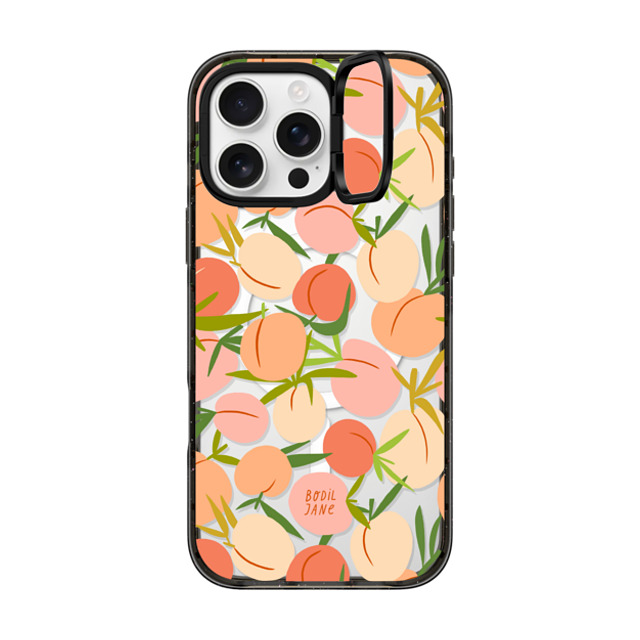 Bodil Jane x CASETiFY iPhone 16 Pro Max ケース Fruit ブラック インパクトリングスタンドケース MagSafe対応 PEACHES Father's Day Bodil Jane x CASETiFY iPhone 16 Pro Max ケース Fruit ブラック インパクトリングスタンドケース MagSafe対応 PEACHES Father's Day